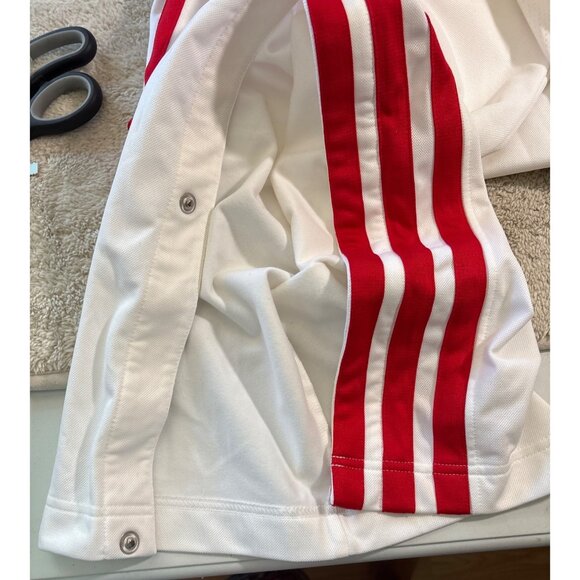 Toronto Raptors Adidas NBA Game Worn Pants Austin Daye Tearaways 2XL + 2" White - Picture 6 of 16